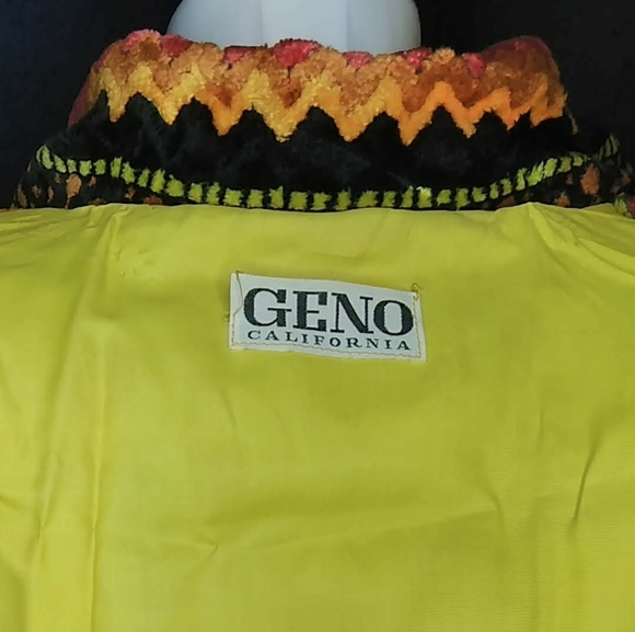 Geno California women's Tapestry Over Coat size M - Picture 5 of 7